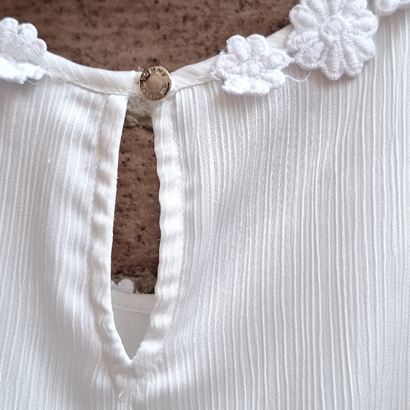 Tommy Hilfiger Sleeveless Blouse Textured Satin Stripes - Picture 8 of 11